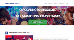 Desktop Screenshot of capodannosingle.com