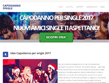 Tablet Screenshot of capodannosingle.com
